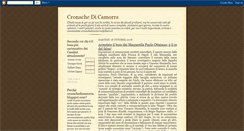 Desktop Screenshot of cronachedicamorra.blogspot.com