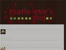 Tablet Screenshot of marieevetetrault.blogspot.com