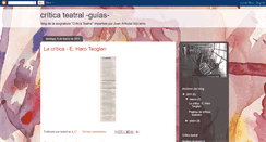 Desktop Screenshot of criticateatroteoria.blogspot.com
