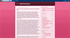 Desktop Screenshot of ciberfeminismomp.blogspot.com