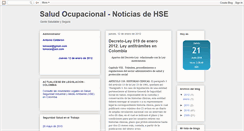 Desktop Screenshot of hse-noticiasdesalud.blogspot.com