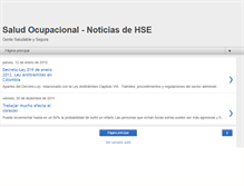 Tablet Screenshot of hse-noticiasdesalud.blogspot.com