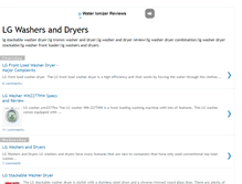 Tablet Screenshot of lgwashersanddryers.blogspot.com