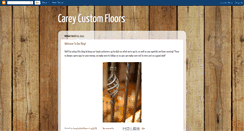 Desktop Screenshot of careycustomfloors.blogspot.com