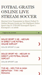 Mobile Screenshot of fotbalgratisonline.blogspot.com