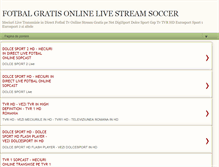Tablet Screenshot of fotbalgratisonline.blogspot.com