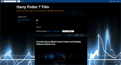 Desktop Screenshot of harrypotter7film.blogspot.com