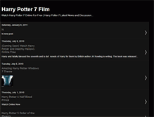 Tablet Screenshot of harrypotter7film.blogspot.com