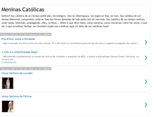 Tablet Screenshot of meninas-catolicas.blogspot.com