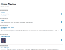 Tablet Screenshot of cloacamaxima.blogspot.com