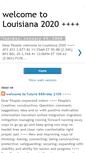 Mobile Screenshot of louisiana2020.blogspot.com