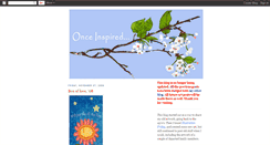 Desktop Screenshot of onceinspiredart.blogspot.com