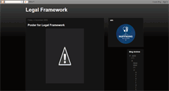 Desktop Screenshot of limchinleong-legalframework.blogspot.com
