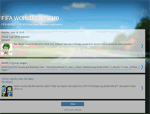 Tablet Screenshot of fifa2010schedule.blogspot.com