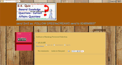 Desktop Screenshot of mragreendreams.blogspot.com