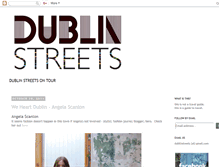 Tablet Screenshot of dublinstreetsontour.blogspot.com