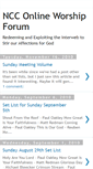 Mobile Screenshot of ncctacomaworship.blogspot.com