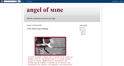 Desktop Screenshot of angelofminefinaldream.blogspot.com