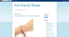 Desktop Screenshot of antigravityshoes.blogspot.com