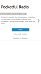 Mobile Screenshot of pocketfulradio.blogspot.com