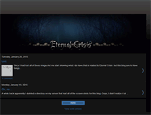 Tablet Screenshot of eternalcrisisx.blogspot.com