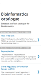 Mobile Screenshot of biocatalog.blogspot.com