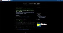 Desktop Screenshot of featurefundingcom.blogspot.com