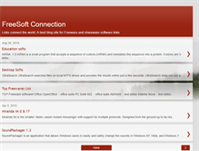 Tablet Screenshot of freewareconnection.blogspot.com