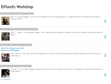 Tablet Screenshot of elflandsworkshop.blogspot.com