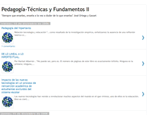 Tablet Screenshot of pedagogia-tecnicasfundamentos2.blogspot.com