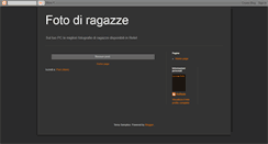 Desktop Screenshot of fotoragazze.blogspot.com