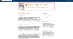 Desktop Screenshot of gersonpoyk.blogspot.com