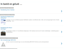 Tablet Screenshot of inbeeldengeluid.blogspot.com