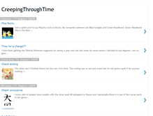 Tablet Screenshot of creepingthroughtime.blogspot.com