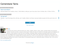 Tablet Screenshot of cornerstoneyarns.blogspot.com