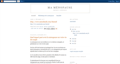Desktop Screenshot of infomenopause.blogspot.com