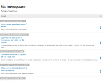 Tablet Screenshot of infomenopause.blogspot.com