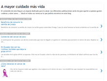 Tablet Screenshot of amayorcuidadomasvida.blogspot.com