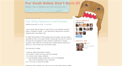 Desktop Screenshot of forgoshsakesdontburnit.blogspot.com