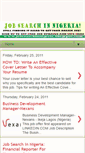 Mobile Screenshot of jobsearchinnigeria.blogspot.com