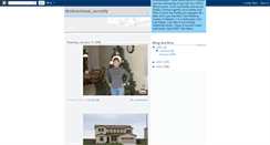 Desktop Screenshot of dysfunctionallyserene.blogspot.com