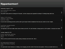 Tablet Screenshot of flippantsermon1.blogspot.com