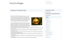 Desktop Screenshot of feng-shui-blogger.blogspot.com