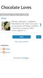 Mobile Screenshot of choco-mylove.blogspot.com
