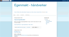 Desktop Screenshot of egenmakt-handverker.blogspot.com