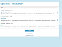 Tablet Screenshot of egenmakt-handverker.blogspot.com