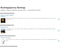 Tablet Screenshot of bluehappybunny.blogspot.com