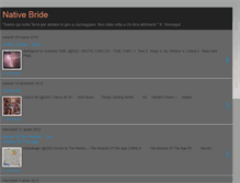 Tablet Screenshot of nativebride.blogspot.com
