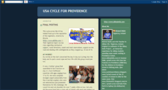 Desktop Screenshot of cycleforprovidence.blogspot.com
