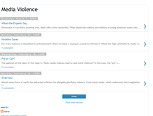 Tablet Screenshot of media-violence-and-society.blogspot.com